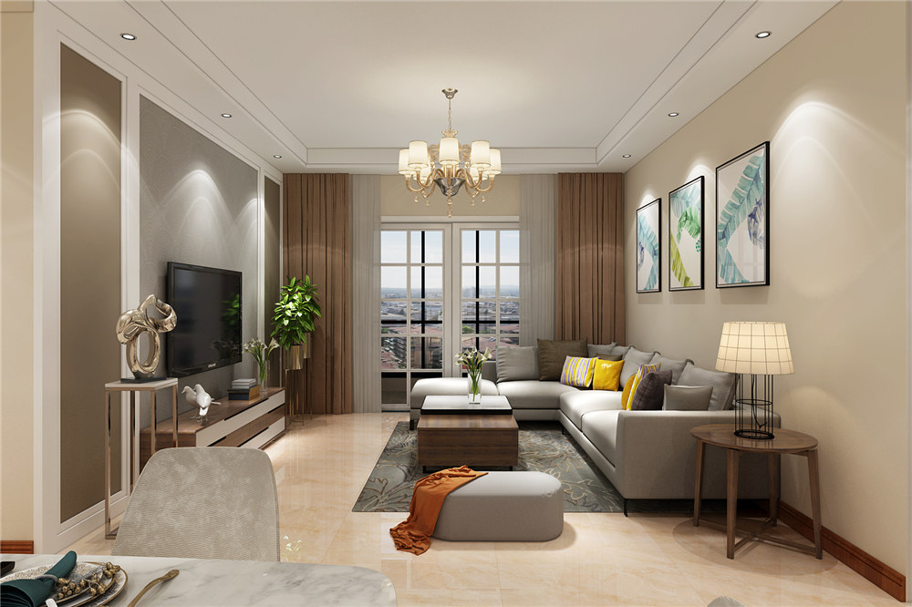 龍湖九里晴川-現(xiàn)代簡(jiǎn)約-臥室設(shè)計(jì)效果圖